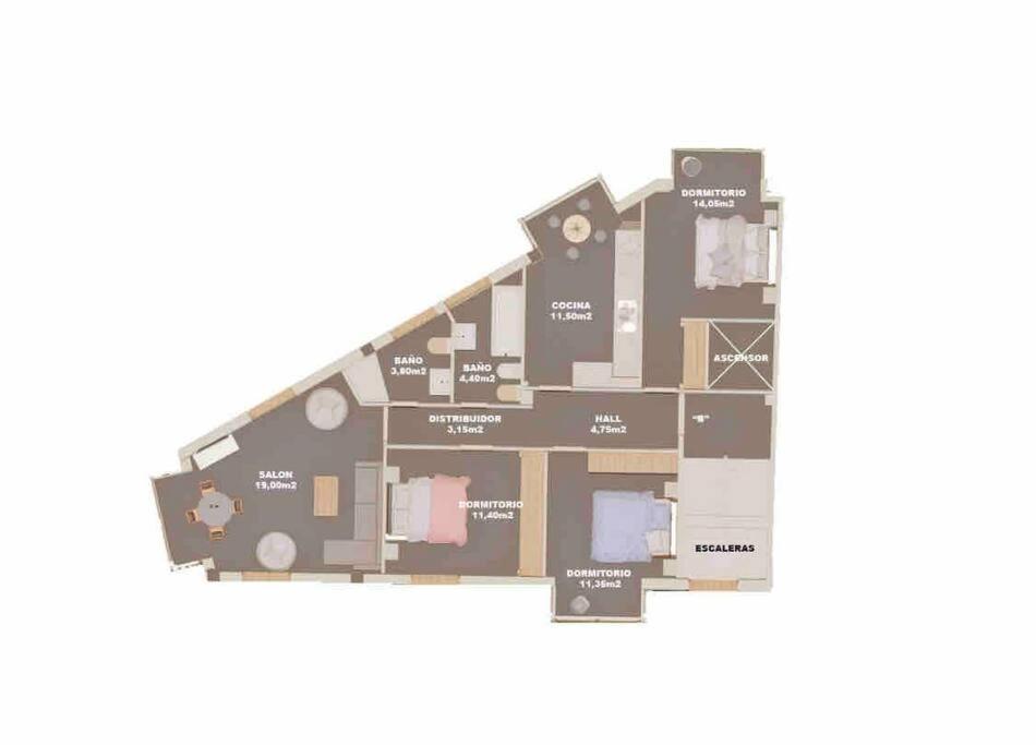 Friendly Vistas Mar Apart 3H Y Garaje Apartment Gijon Luaran gambar